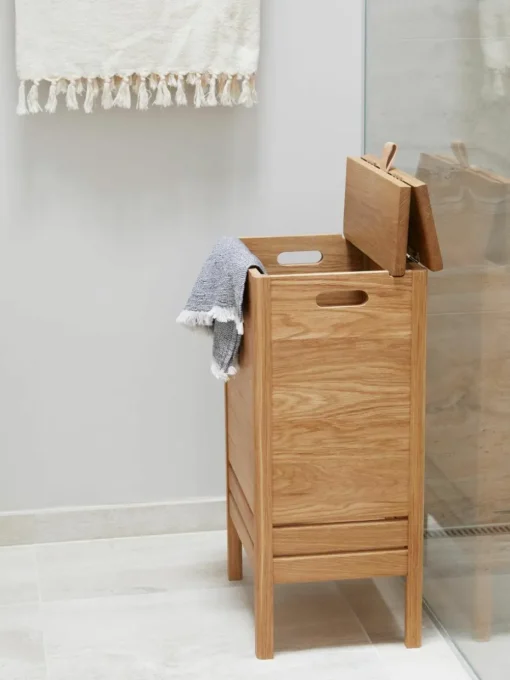 Wasmand A Line van eikenhout
