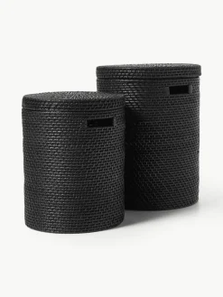Wasmanden Lurdes met deksel, 2-delig