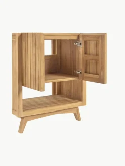 Wastafelkast Kuveni van teakhout, B 70 cm