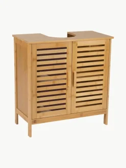 Wastafelmeubel van bamboehout Merhaba, B 60 cm