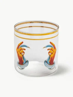 Waterglas Hands With Snakes