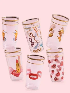 Waterglas Hands With Snakes