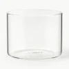 Waterglazen Boro van borosilicaatglas, 6 stuks
