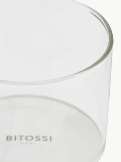 Waterglazen Boro van borosilicaatglas, 6 stuks