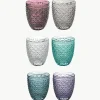 Waterglazen Castle, set van 6
