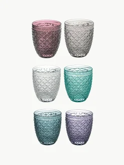 Waterglazen Castle, set van 6