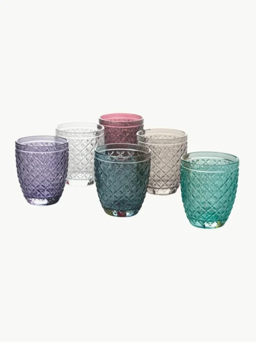 Waterglazen Castle, set van 6