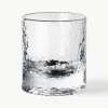 Waterglazen Forma met gestructureerde oppervlak, 2 stuks