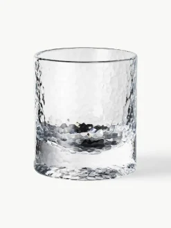 Waterglazen Forma met gestructureerde oppervlak, 2 stuks