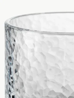 Waterglazen Forma met gestructureerde oppervlak, 2 stuks