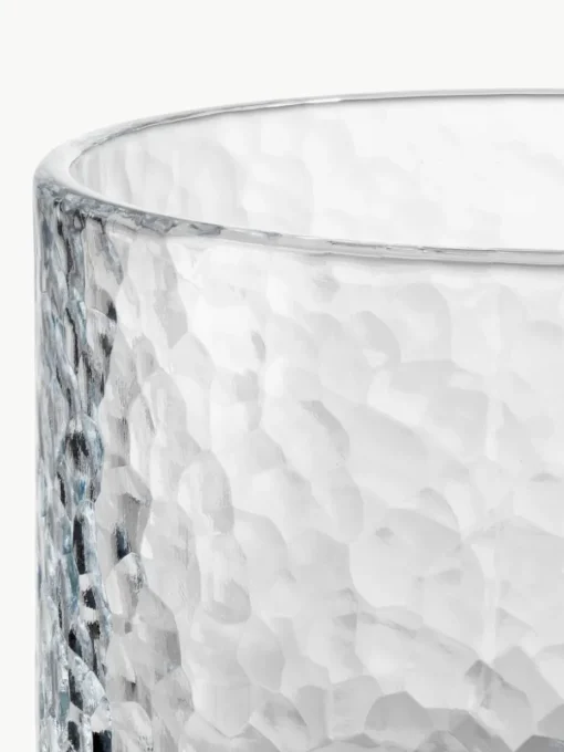 Waterglazen Forma met gestructureerde oppervlak, 2 stuks