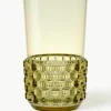 Waterglazen Jellies met structuurpatroon, 4 stuks