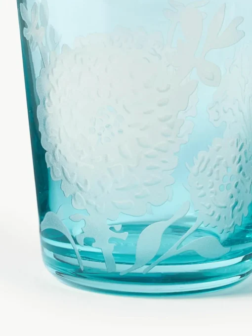 Waterglazen Peony, set van 6