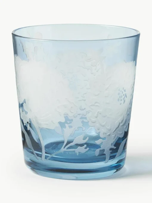 Waterglazen Peony, set van 6