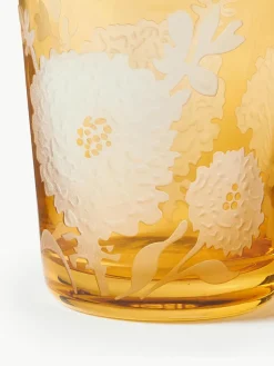 Waterglazen Peony, set van 6