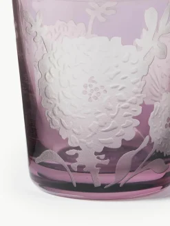 Waterglazen Peony, set van 6