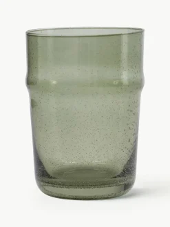 Waterglazen Rain met luchtbellen, 2 stuks