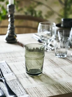 Waterglazen Rain met luchtbellen, 2 stuks