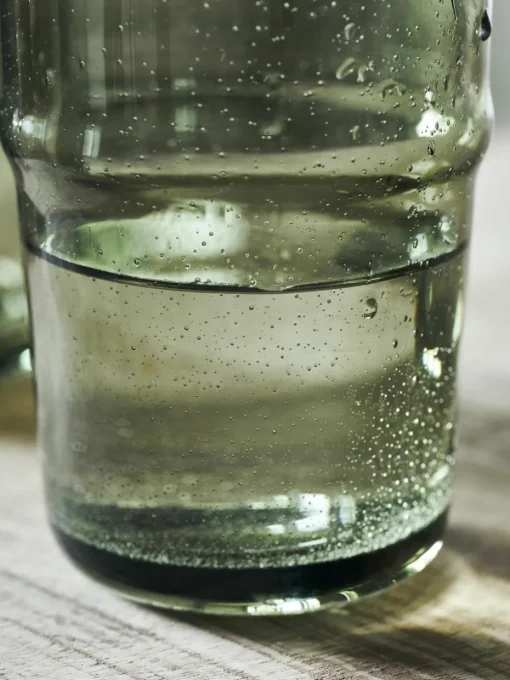 Waterglazen Rain met luchtbellen, 2 stuks