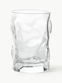 Waterglazen Sorgente in organische vorm, 6 stuks