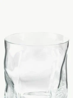 Waterglazen Sorgente in organische vorm, 6 stuks