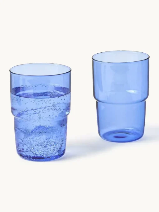 Waterglazen Torino uit borosilicaatglas, 2 stuks