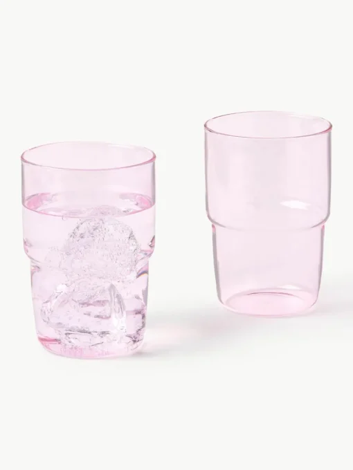 Waterglazen Torino uit borosilicaatglas, 2 stuks