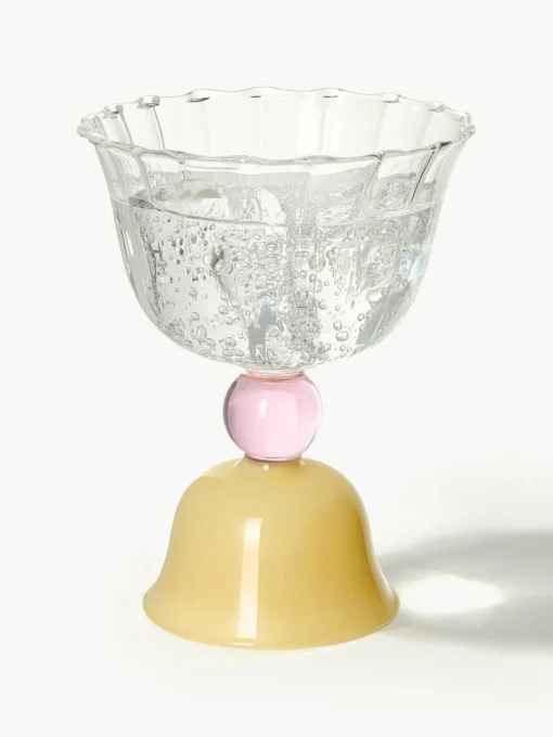 Waterglazen Tulip uit borosilicaatglas, 2 stuks