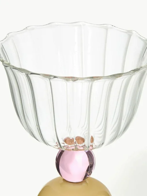 Waterglazen Tulip uit borosilicaatglas, 2 stuks