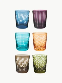 Waterglazenset Cuttings, set van 6