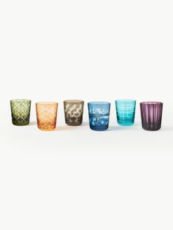 Waterglazenset Cuttings, set van 6