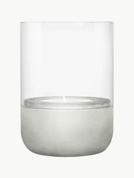 Waxinelichten Calma van beton, 2 stuks