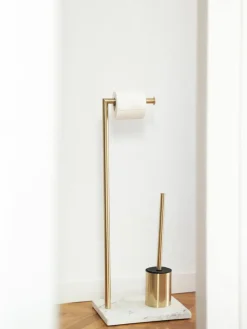 WC-papierhouder Albany met toiletborstel