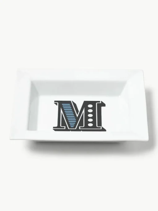 Westwing Collection x MEISSEN, handgemaakte vide-poche initialen met decoratie
