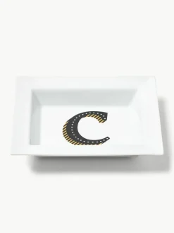 Westwing Collection x MEISSEN, handgemaakte vide-poche initialen met decoratie