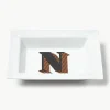 Westwing Collection x MEISSEN, handgemaakte vide-poche initialen met decoratie