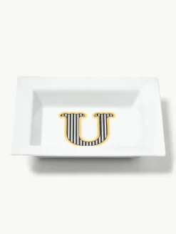 Westwing Collection x MEISSEN, handgemaakte vide-poche initialen met decoratie