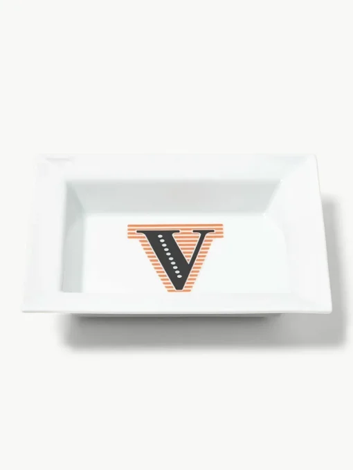 Westwing Collection x MEISSEN, handgemaakte vide-poche initialen met decoratie