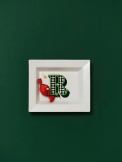 Westwing Collection x MEISSEN, handgemaakte vide-poche initialen met decoratie