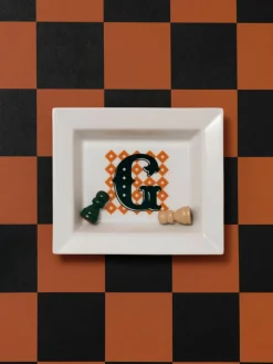 Westwing Collection x MEISSEN, handgemaakte vide-poche initialen met decoratie