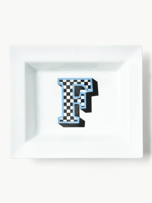 Westwing Collection x MEISSEN, handgemaakte vide-poche initialen met decoratie