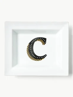 Westwing Collection x MEISSEN, handgemaakte vide-poche initialen met decoratie