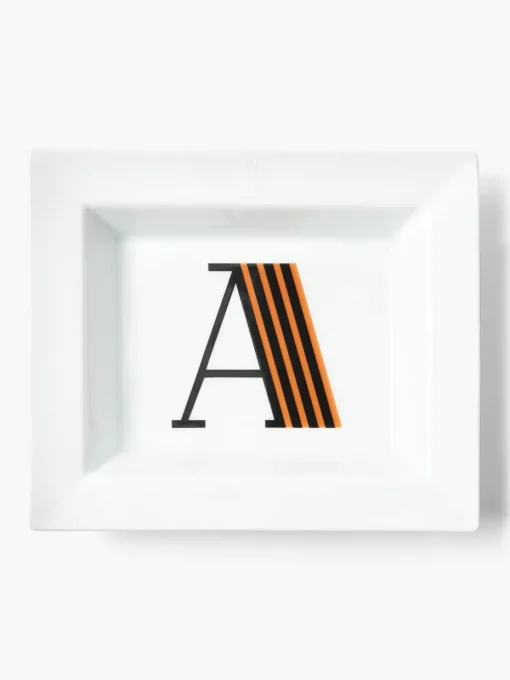 Westwing Collection x MEISSEN, handgemaakte vide-poche initialen met decoratie