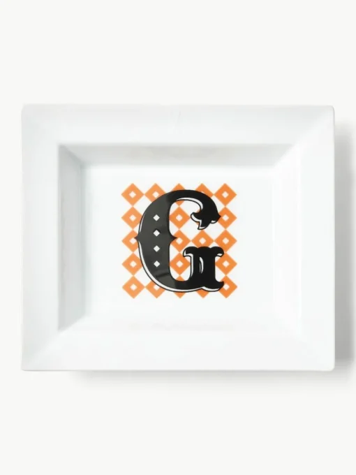 Westwing Collection x MEISSEN, handgemaakte vide-poche initialen met decoratie