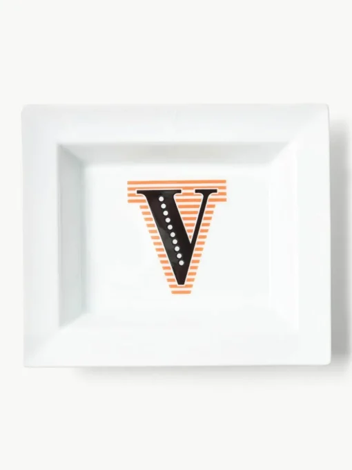 Westwing Collection x MEISSEN, handgemaakte vide-poche initialen met decoratie