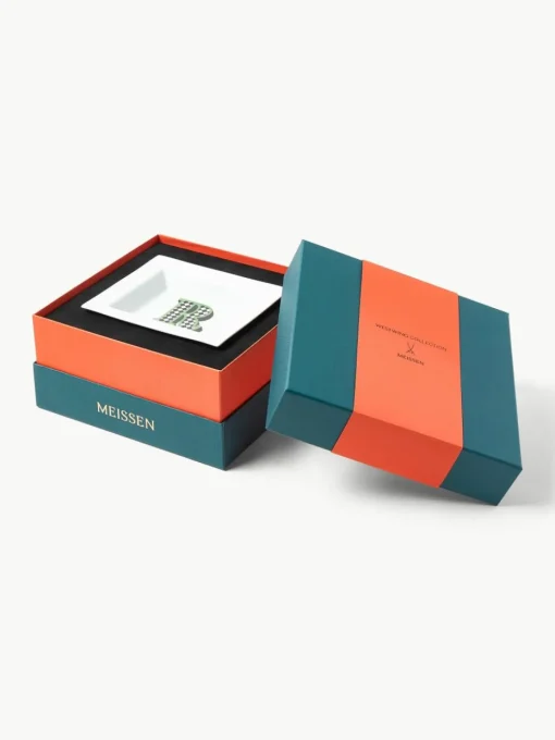 Westwing Collection x MEISSEN, handgemaakte vide-poche initialen met decoratie