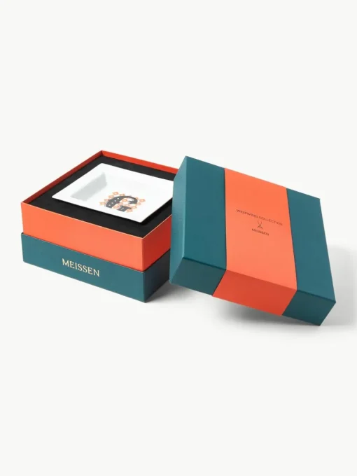 Westwing Collection x MEISSEN, handgemaakte vide-poche initialen met decoratie
