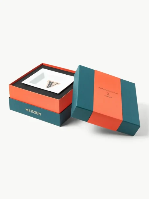 Westwing Collection x MEISSEN, handgemaakte vide-poche initialen met decoratie