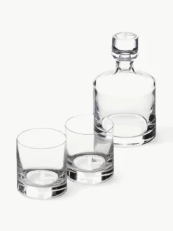 Whiskyset Corelli van kristalglas, 3-delig