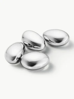 Whiskystenen Sky van RVS, 4 stuks
